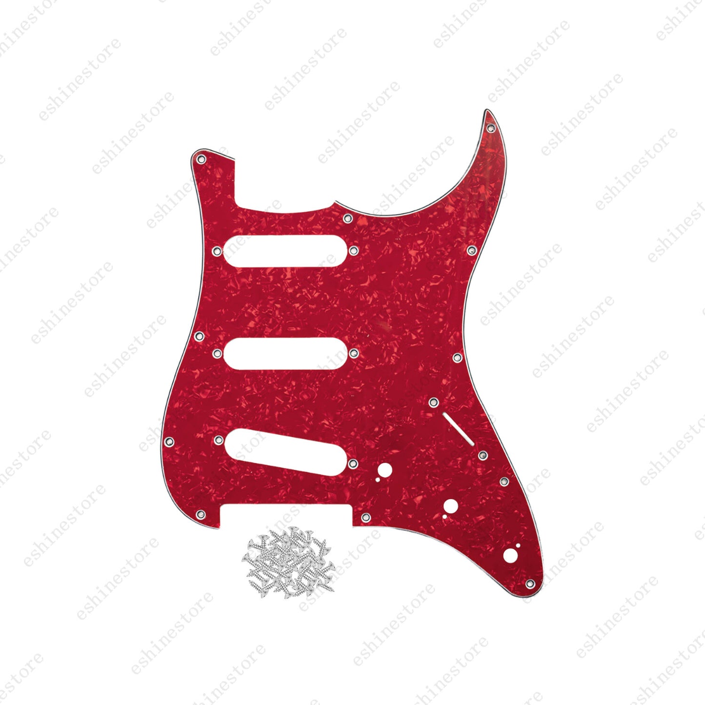 SSS 11-Hole ST Style Guitar Pickguard Pick Guard Scratch Plate Multicolors