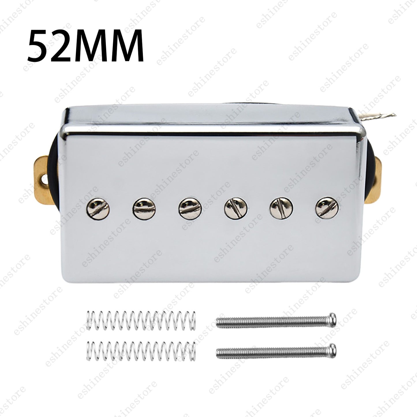 P90 Style Neck / Bridge Single Coil Pickup 6 Adjustable Screw Humbucker Size