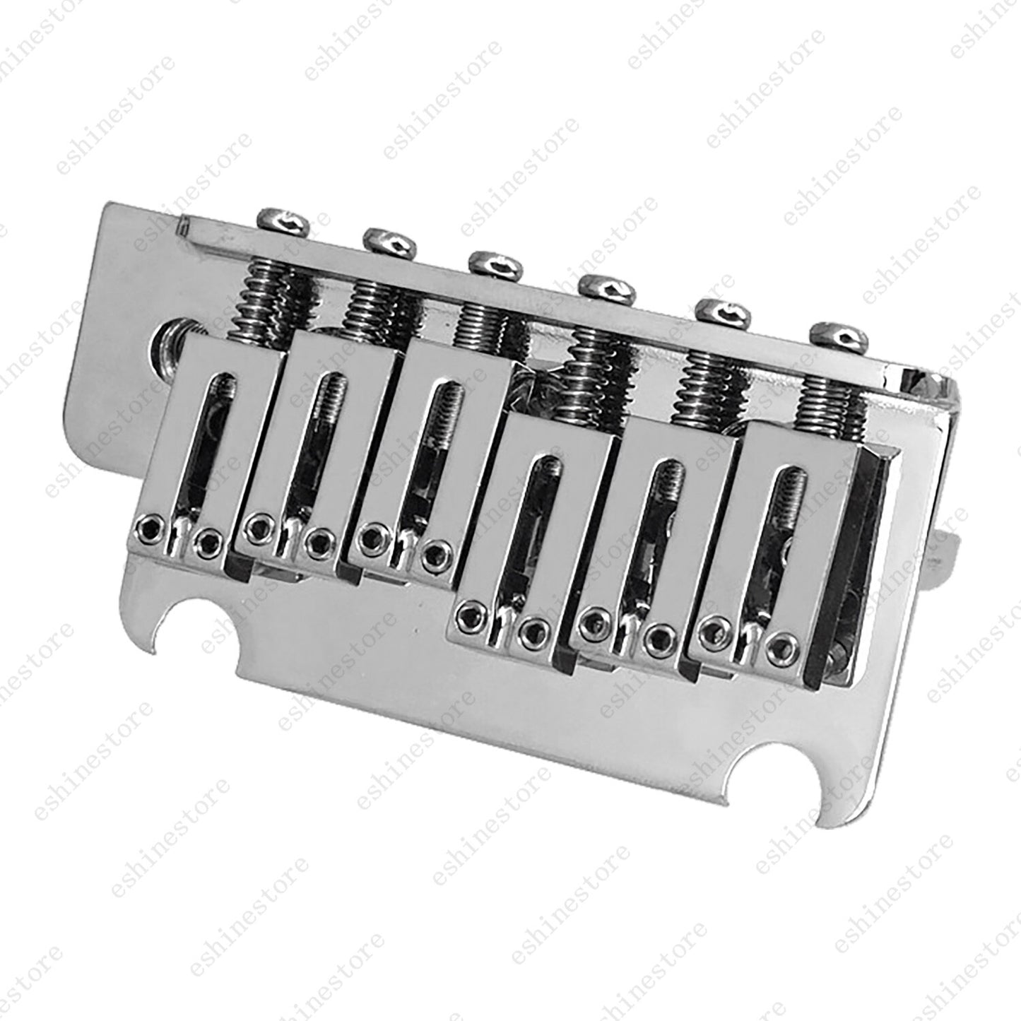 10.3mm Electric Guitar Bridge Chrome 2 Point Tremolo Bridge Full Block for Strat