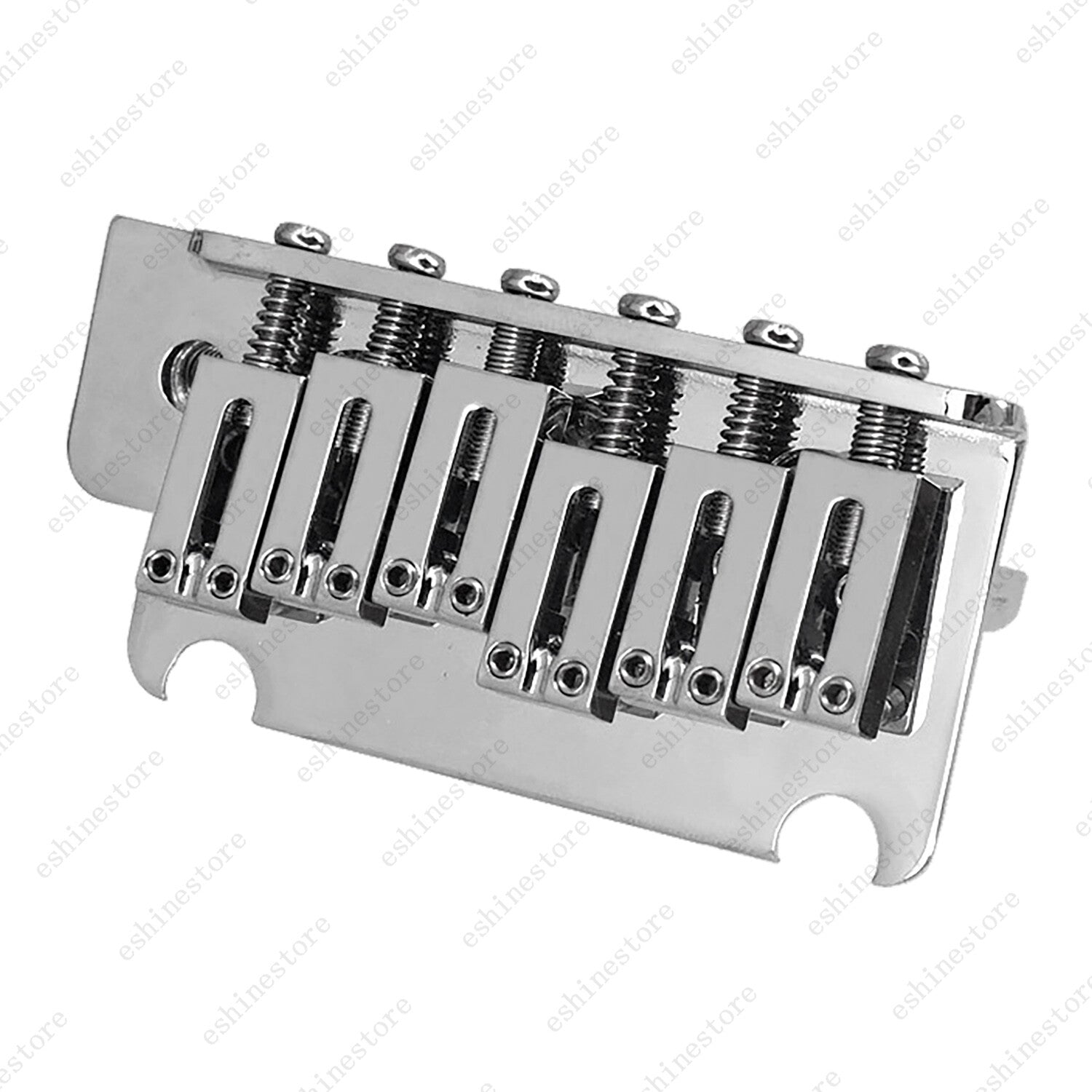 10.3mm Electric Guitar Bridge Chrome 2 Point Tremolo Bridge Full Block for Strat