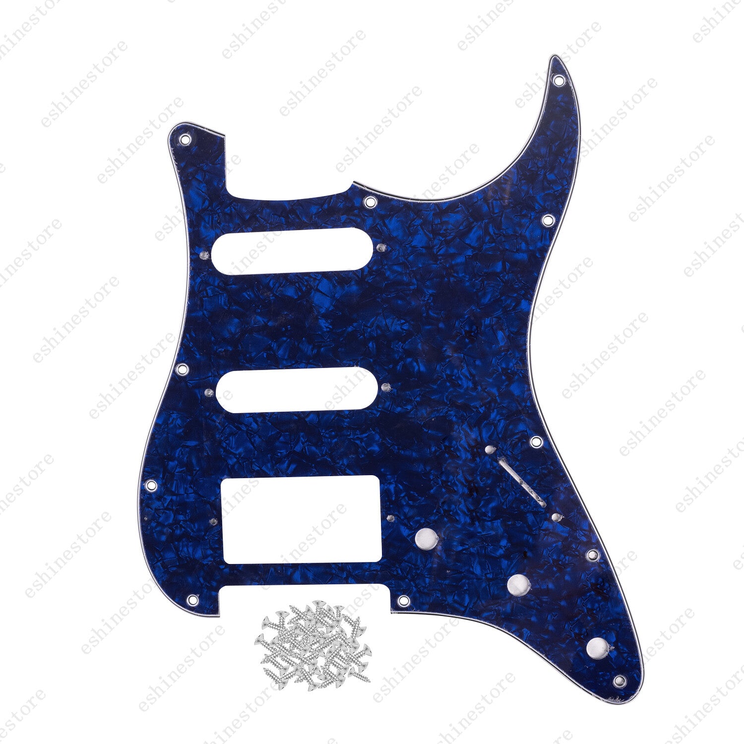 11 Hole SSH Strat Style Pickguard & Screw For USA MIM FENDER Strat Multicolors