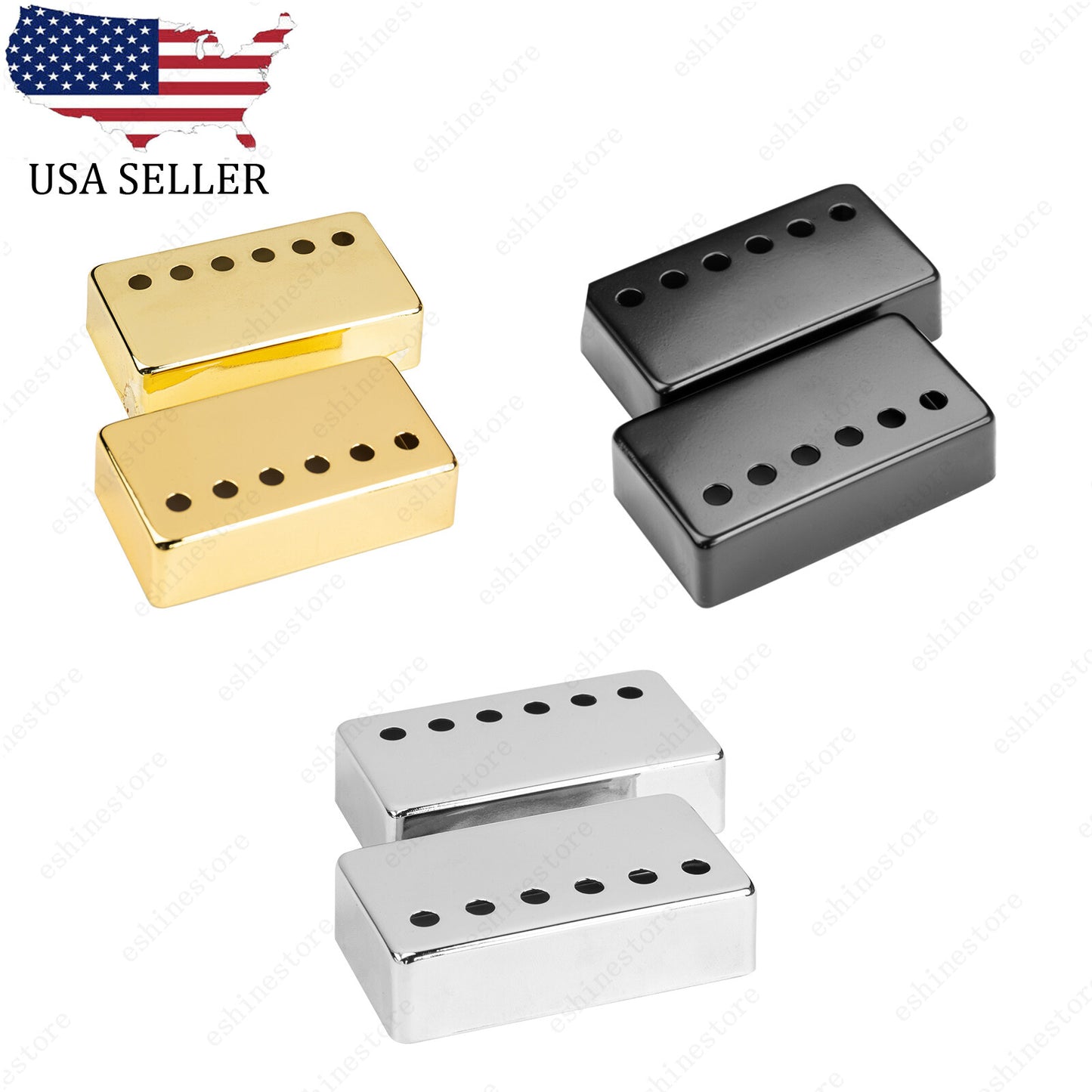 50mm/52mm Neck or Bridge Guitar Humbucker Pickup Copper Cover for LP SG Shell