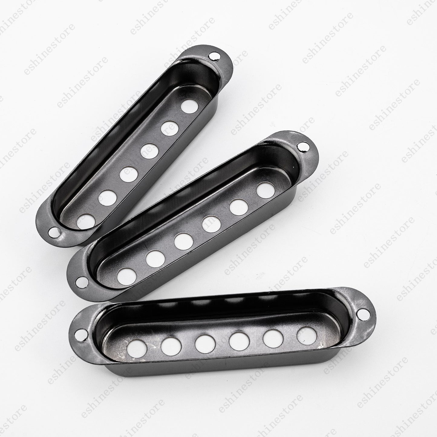 3 Pcs Brass Metal SSS Single Coil Pickup Covers For Fender SQ Strat 5 Colors