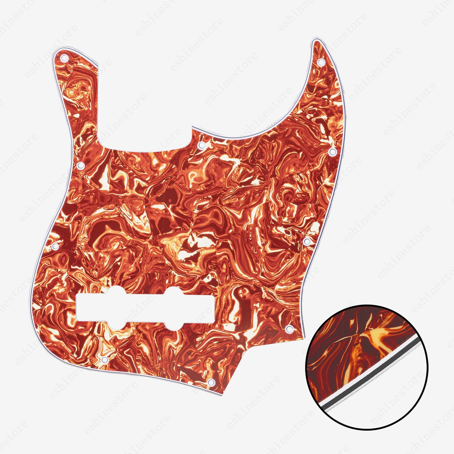 Mulit Colors 4 String Bass Pickguards Scratch Plates For Fender Jazz Bass J Bass