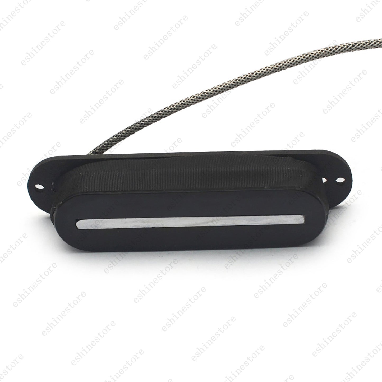 Single Coil Ceramic Metal Braided wire Single Blade Guitar Pickup For Strat