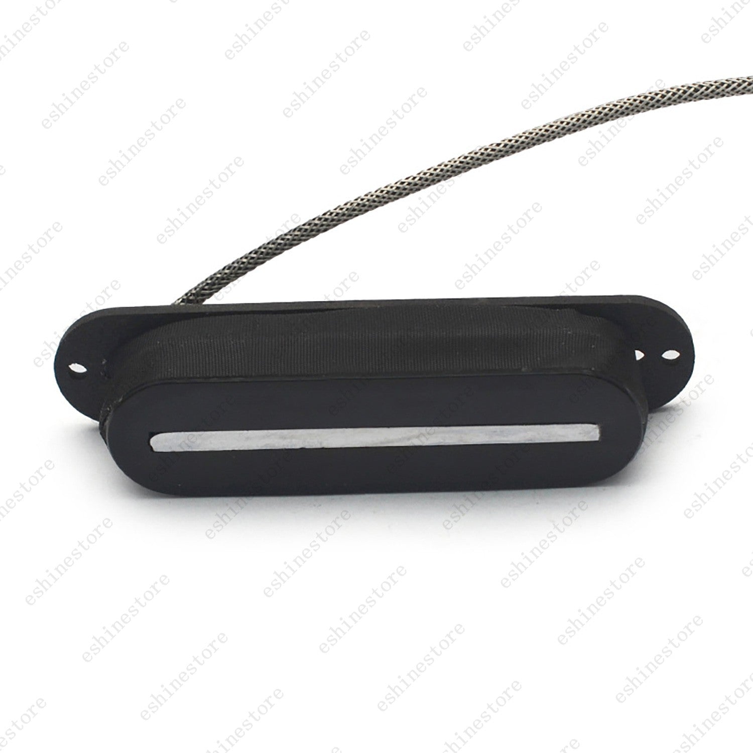 Single Coil Ceramic Metal Braided wire Single Blade Guitar Pickup For Strat