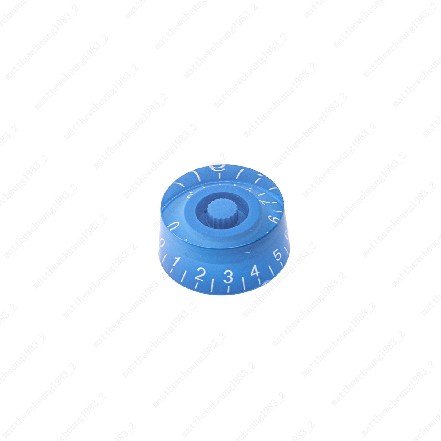 4 Pcs Blue Guitar Control Knobs Speed Knobs Dial Knobs for Les Paul SG Guitar