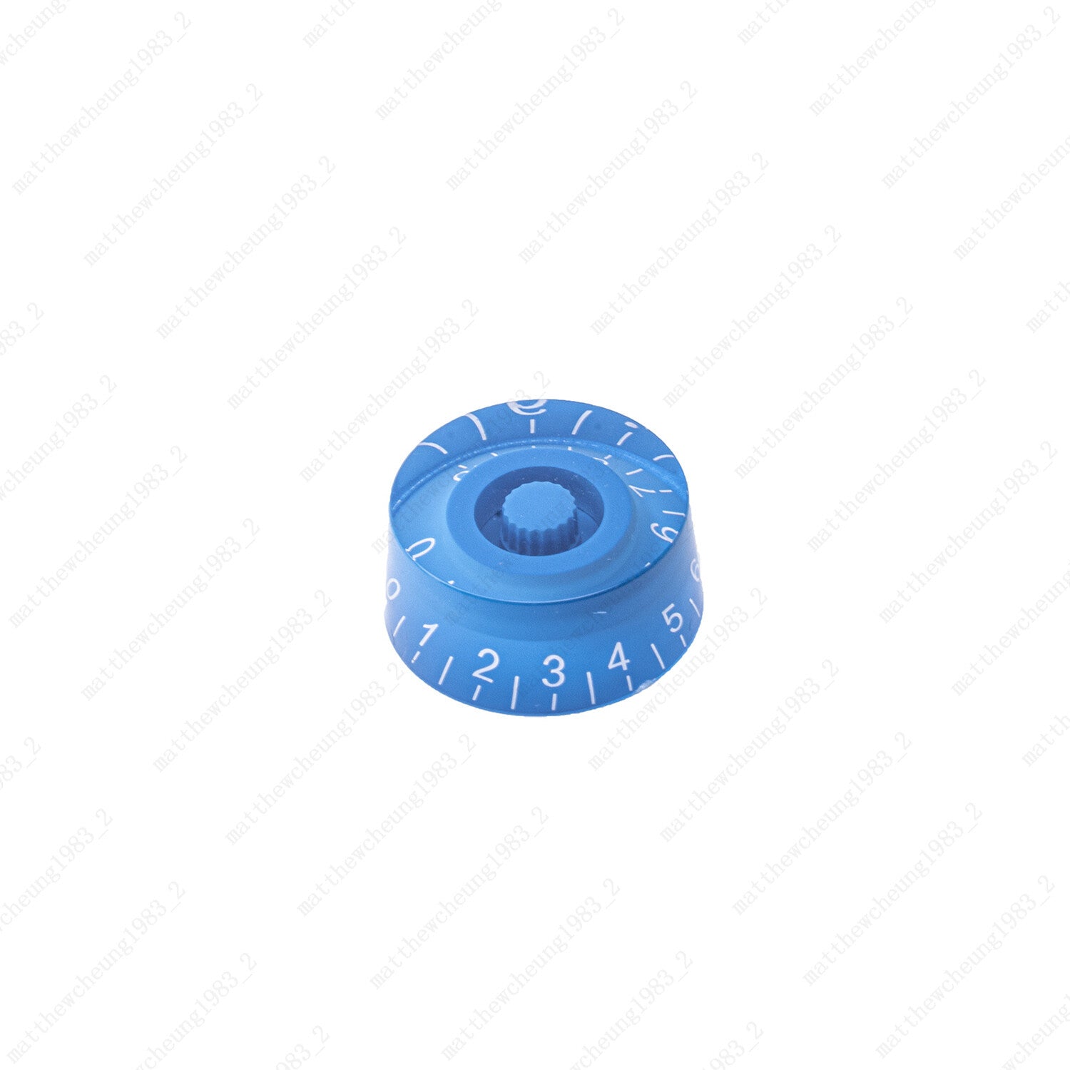 4 Pcs Blue Guitar Control Knobs Speed Knobs Dial Knobs for Les Paul SG Guitar