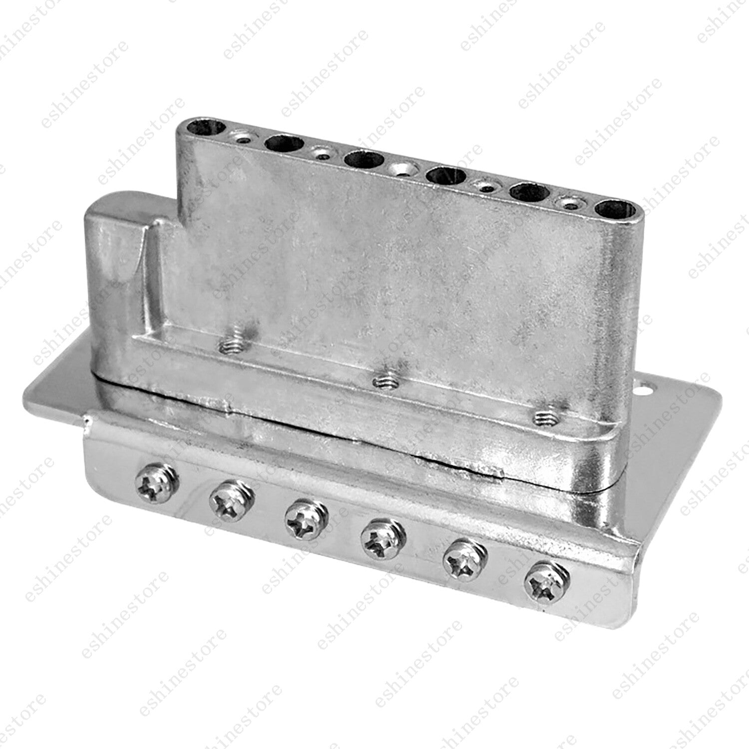 10.3mm Electric Guitar Bridge Chrome 2 Point Tremolo Bridge Full Block for Strat