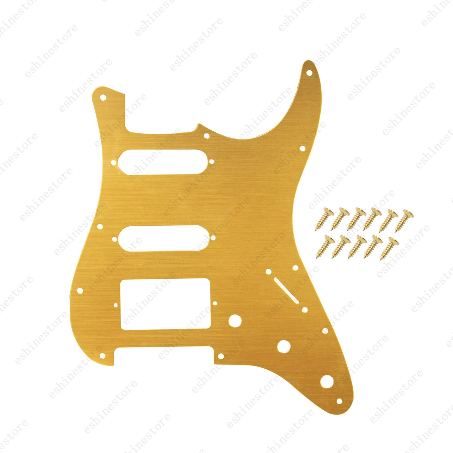 11 Hole HSS Metal Guitar Pickguard Aluminum For ST Strat Electric guitar 5 color