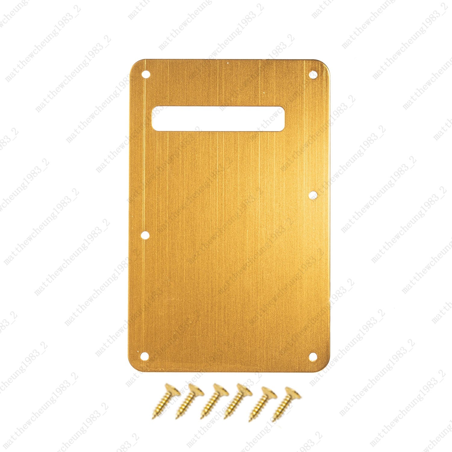Electric Guitar Vintage Single Hole Aluminum Metal Back Plate Fit Fender SQ ST