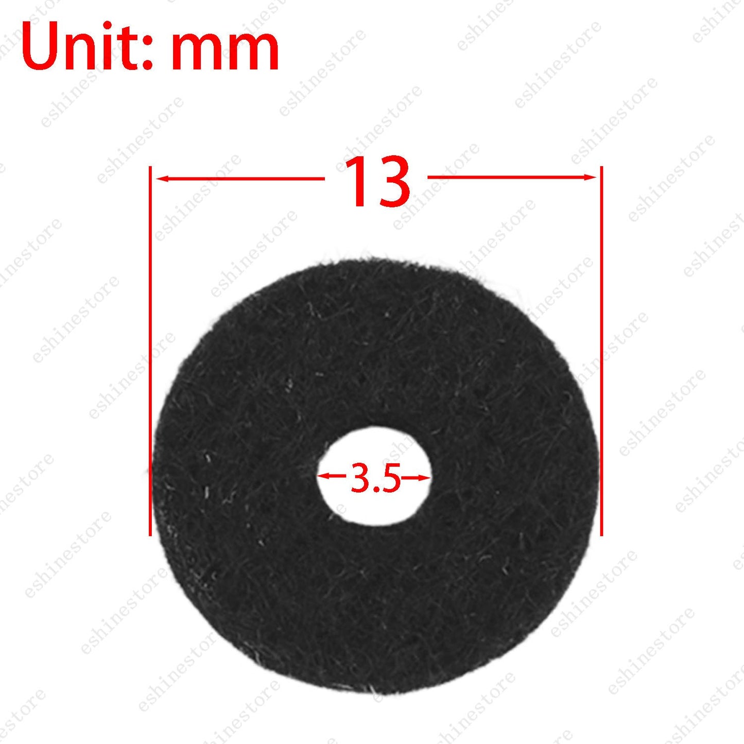 2/4/6 Pcs Strap Locks & Buttons Felt Washers for Electric Guitar & Bass 2 Colors
