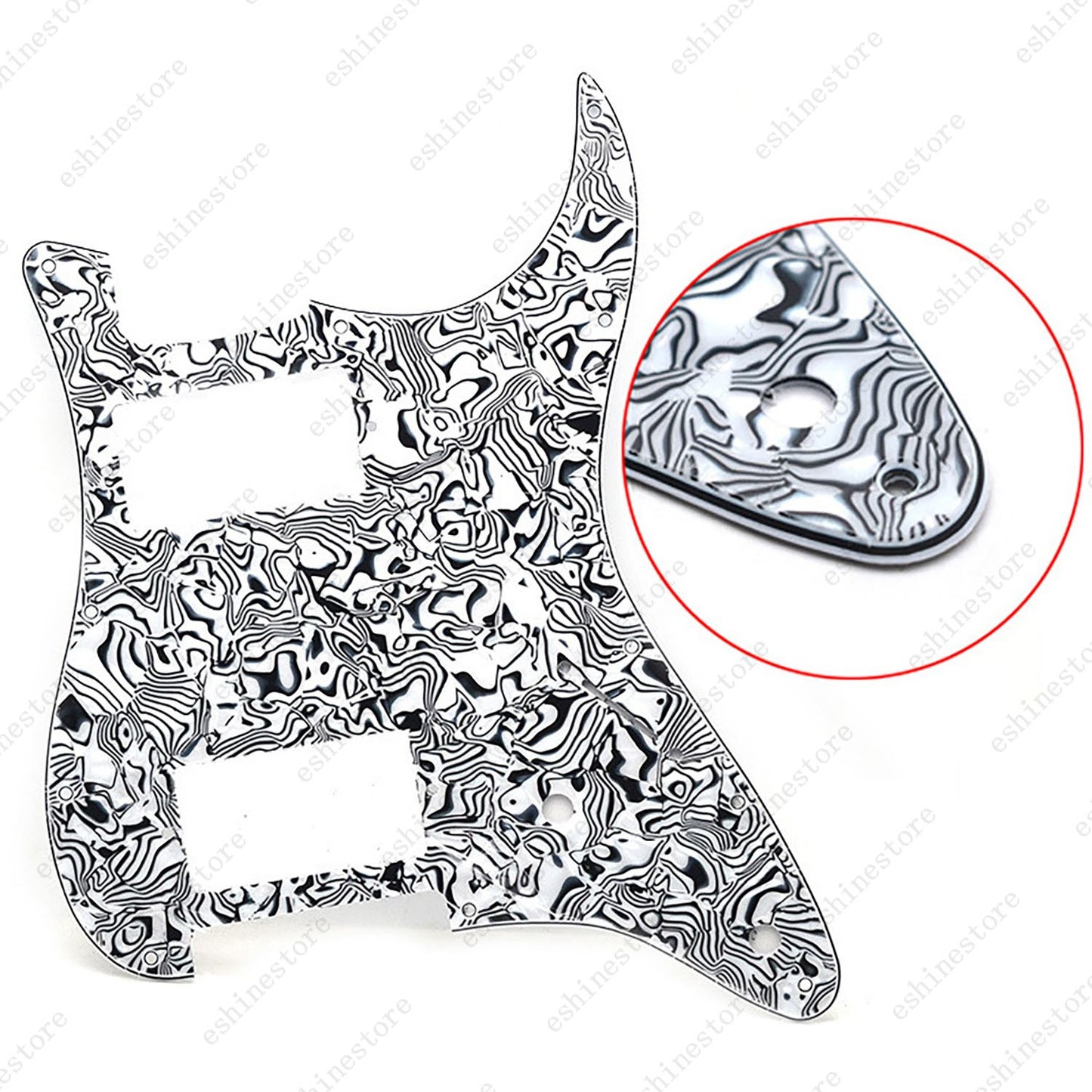 11 Holes HH hunbucker Strat Style Pickguard For Stratocaster Various Colors