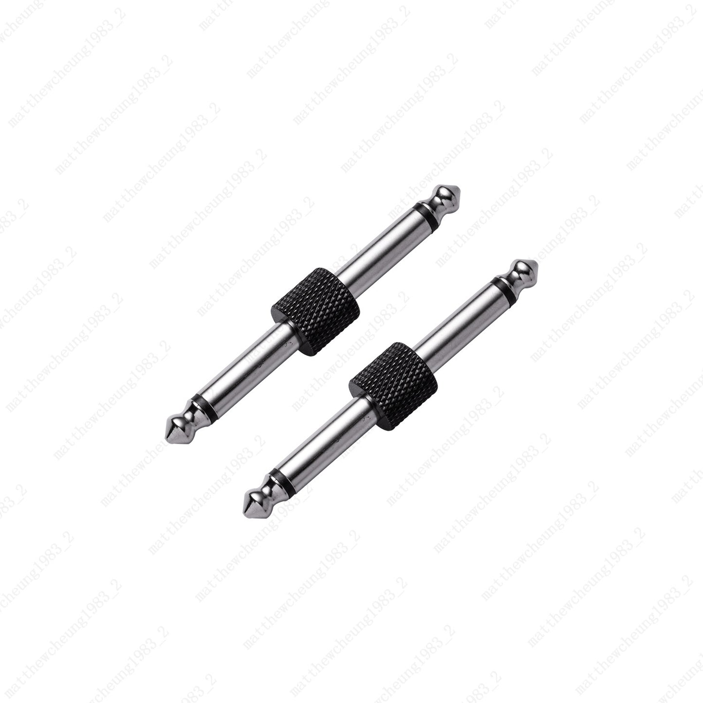 1/4 inch 6.3mm Guitar Effect Pedal Coupler Connector Audio Adaptors Connecting
