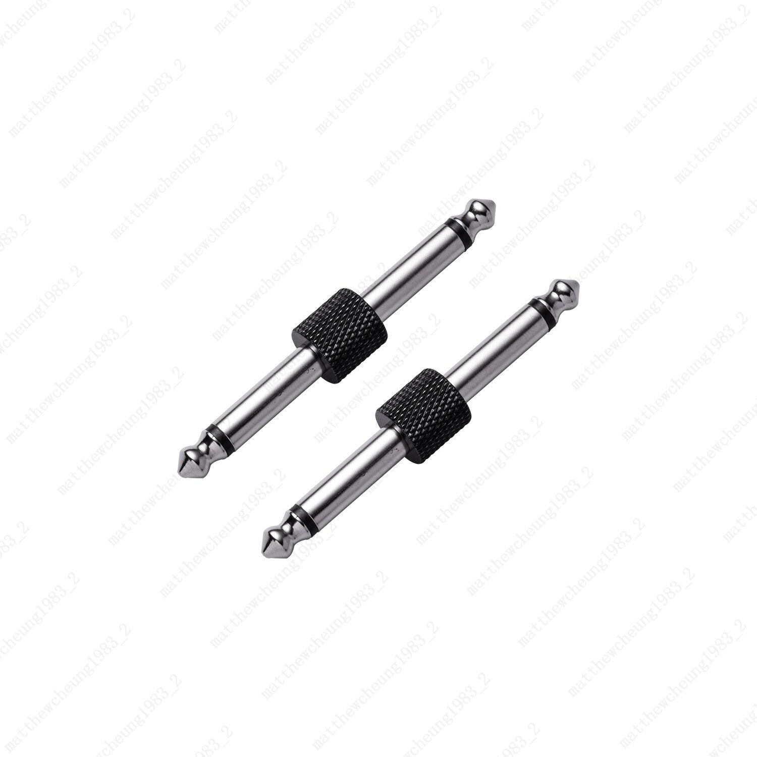 1/4 inch 6.3mm Guitar Effect Pedal Coupler Connector Audio Adaptors Connecting