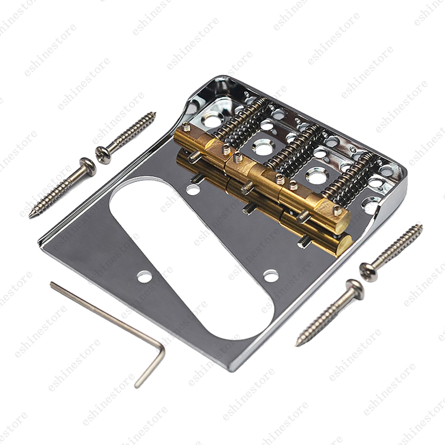 Tele Guitar single Bridge Compensated Brass Saddle Cut-Down Sides For Telecaster