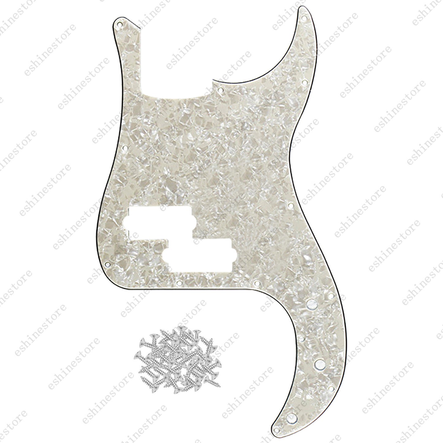 PB P Bass Pickguard 13 Hole Pick Guard Scratch Plate For 4-String Precision Bass