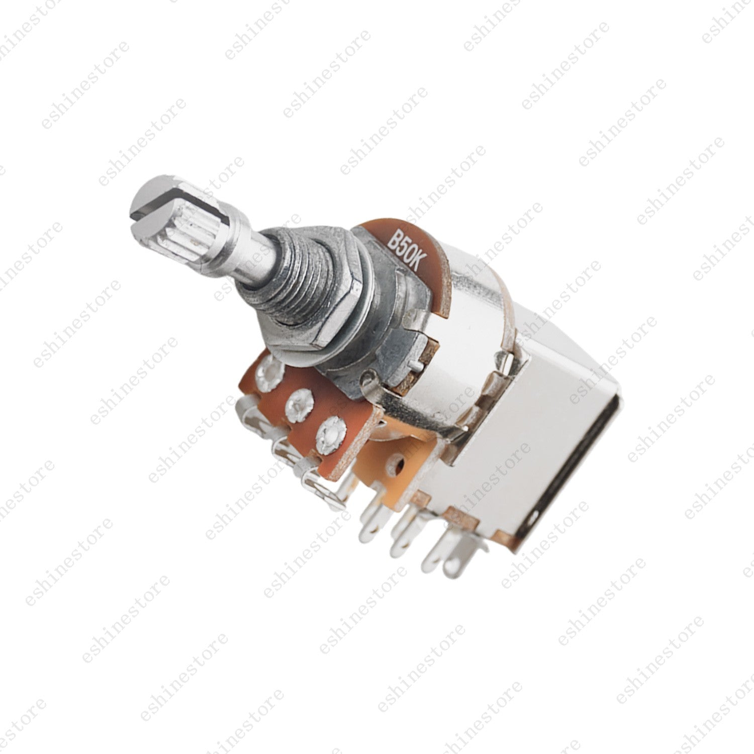 1pc Guitar Push Pull Potentiometer 18-Split Long Shaft - A/B/25K/50K Tone Volume
