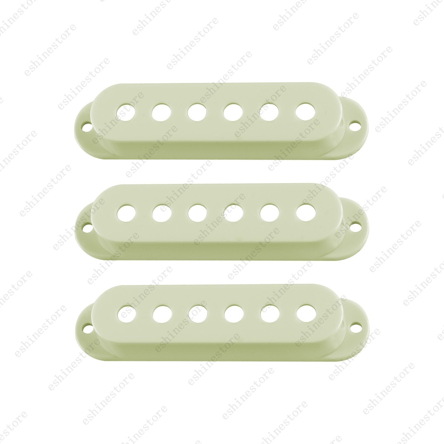 3 Pcs Plastic SSS Single Coil Pickup Covers For Fender SQ Strat multiColors