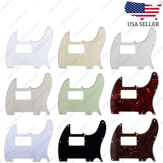 8 Holes Tele Guitar Pickguard Scratch Plate Humbucker For Fender Telecaster