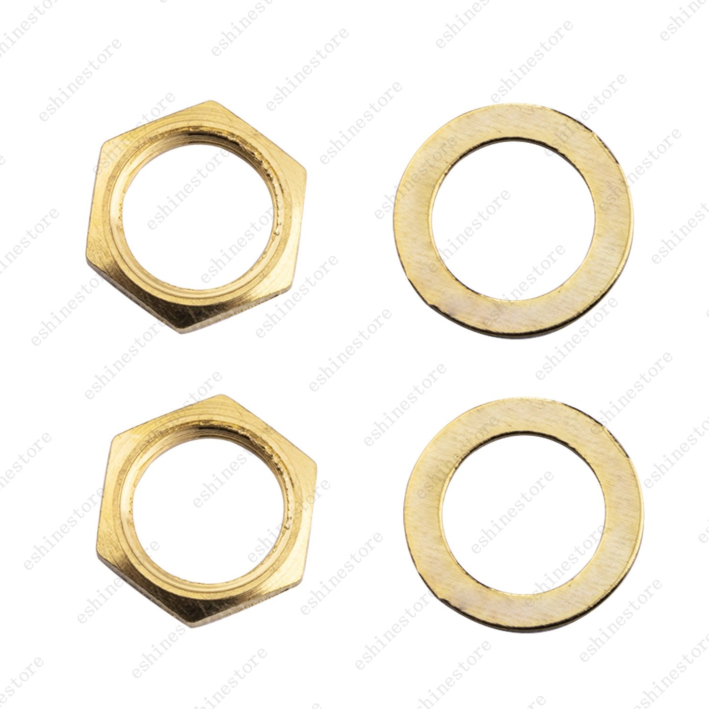 Set of 1/2/4 Metric Thread M9 Guitar Bass Nut Washer For Input Output Jack