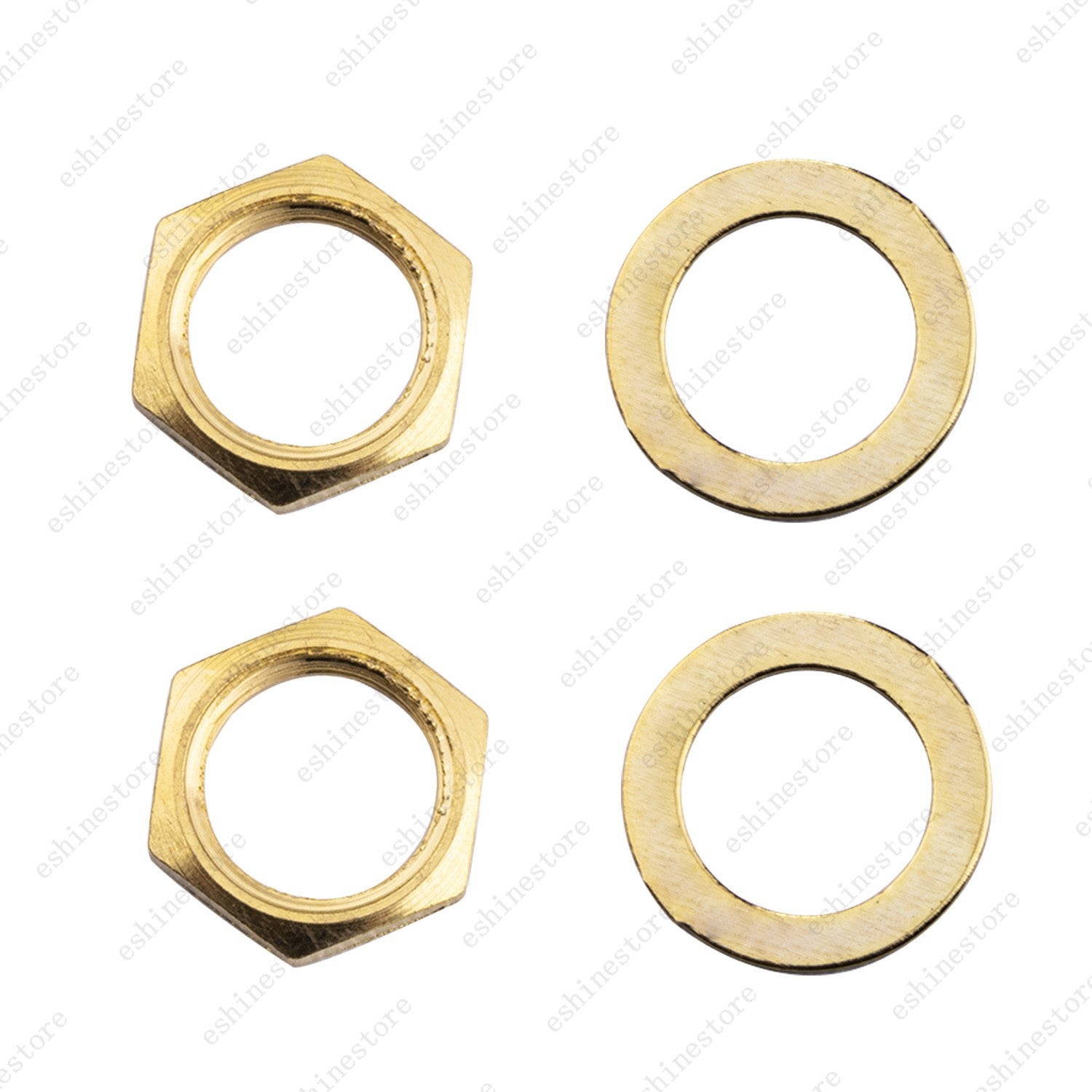 Set of 1/2/4 Metric Thread M9 Guitar Bass Nut Washer For Input Output Jack