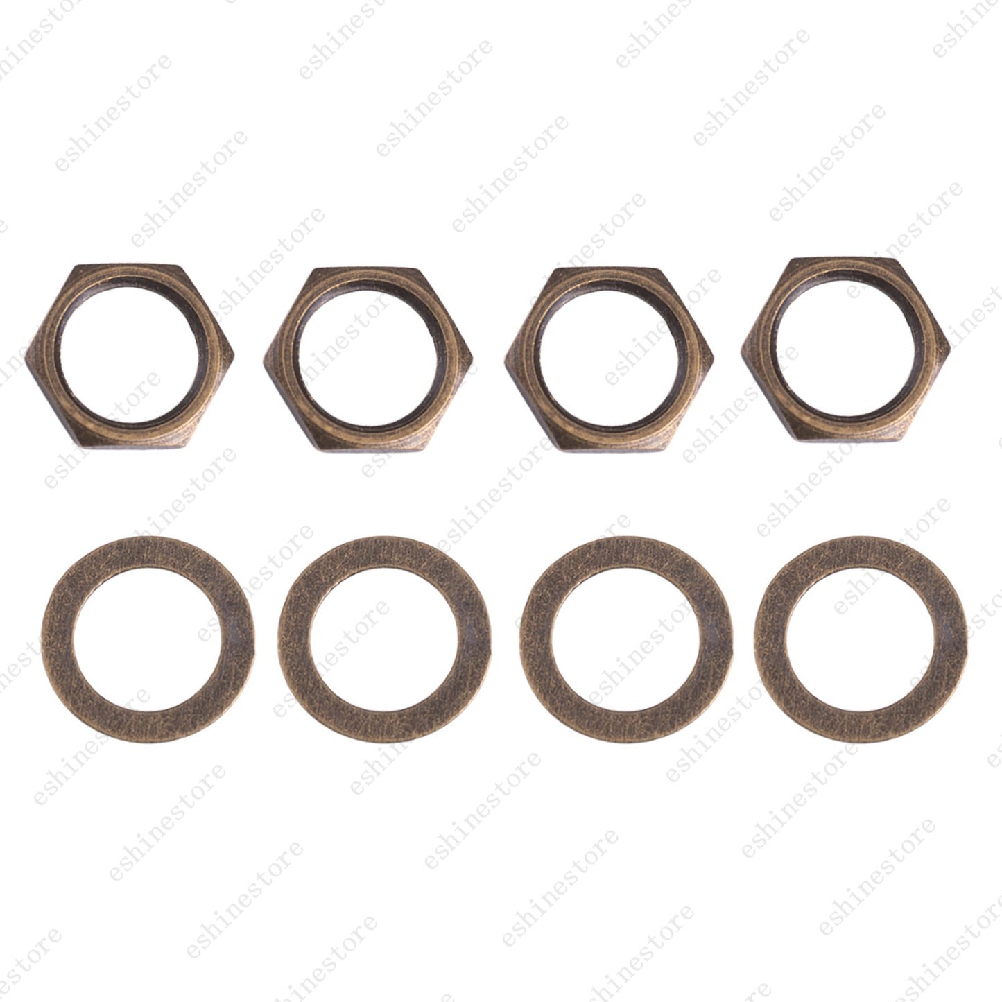 Set of 1/2/4 Metric Thread M9 Guitar Bass Nut Washer For Input Output Jack