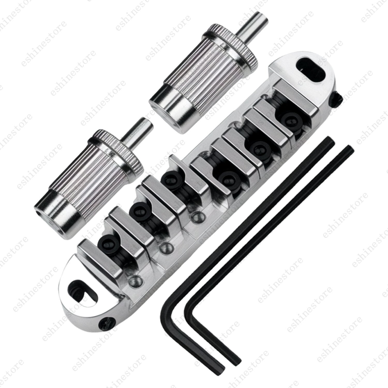Adjustable Tune-O-Matic Roller Saddle Bridge Threaded Posts For Les Paul SG ES