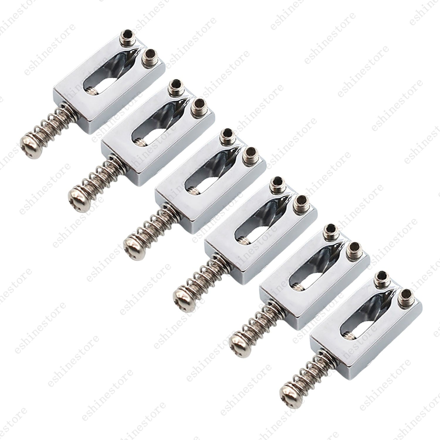 1/6Pcs 10.3mm Guitar Bridge Saddles Replacement For Strat Tele Saddle 5Colors