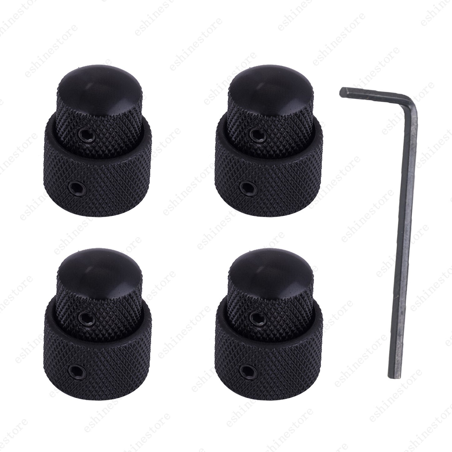 1-4 Pcs Metal Dual Concentric Stacked Control Guitar Bass Dual Knobs 3 Colors