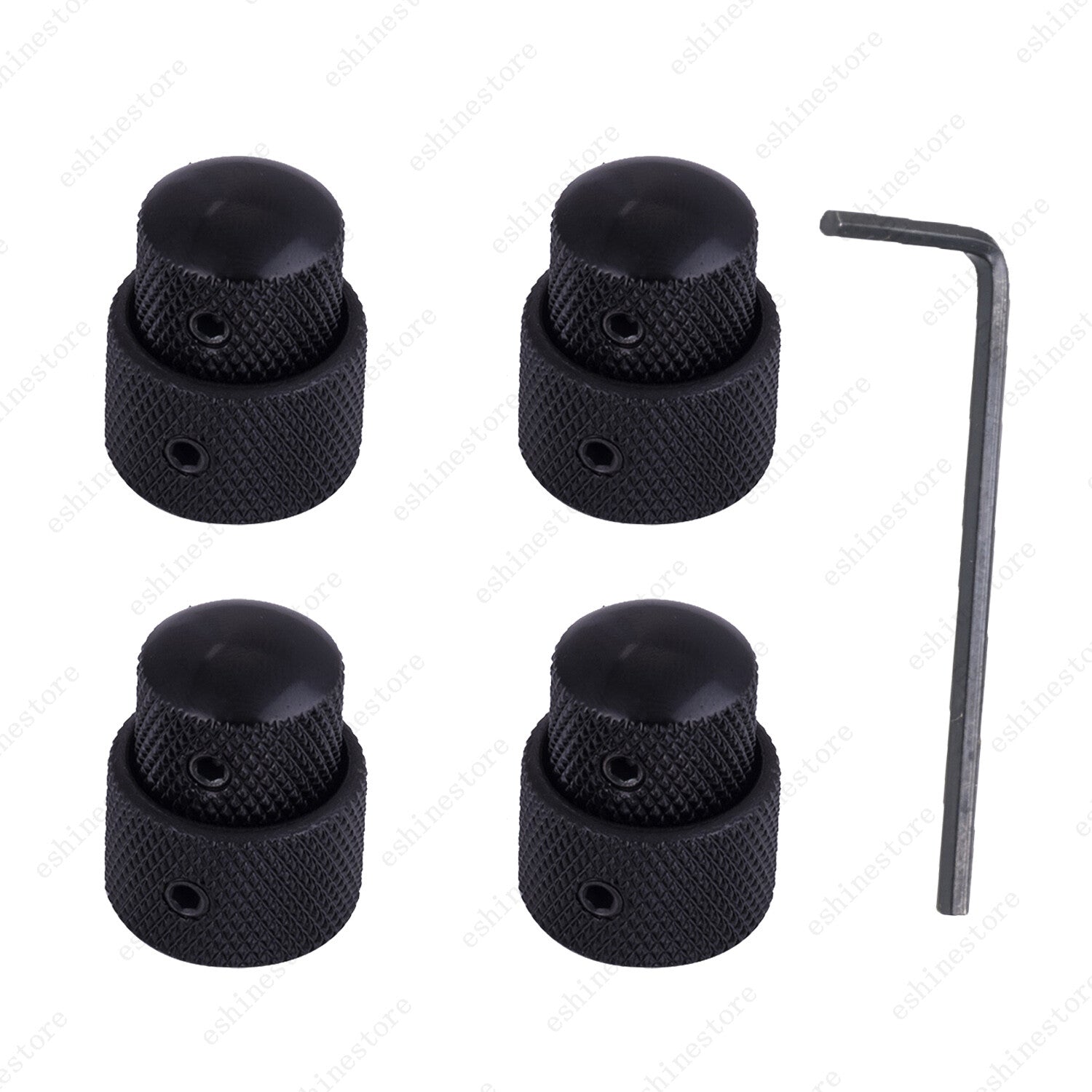 1-4 Pcs Metal Dual Concentric Stacked Control Guitar Bass Dual Knobs 3 Colors