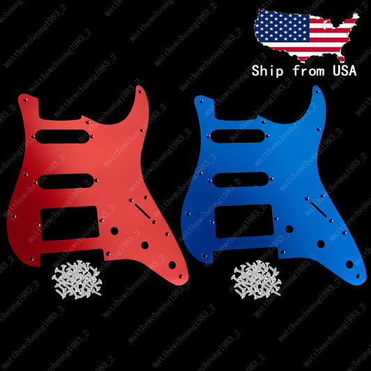 Electric guitar Aluminum HSS Pickguard with Screws for ST SQ Guitar - 2 Colors