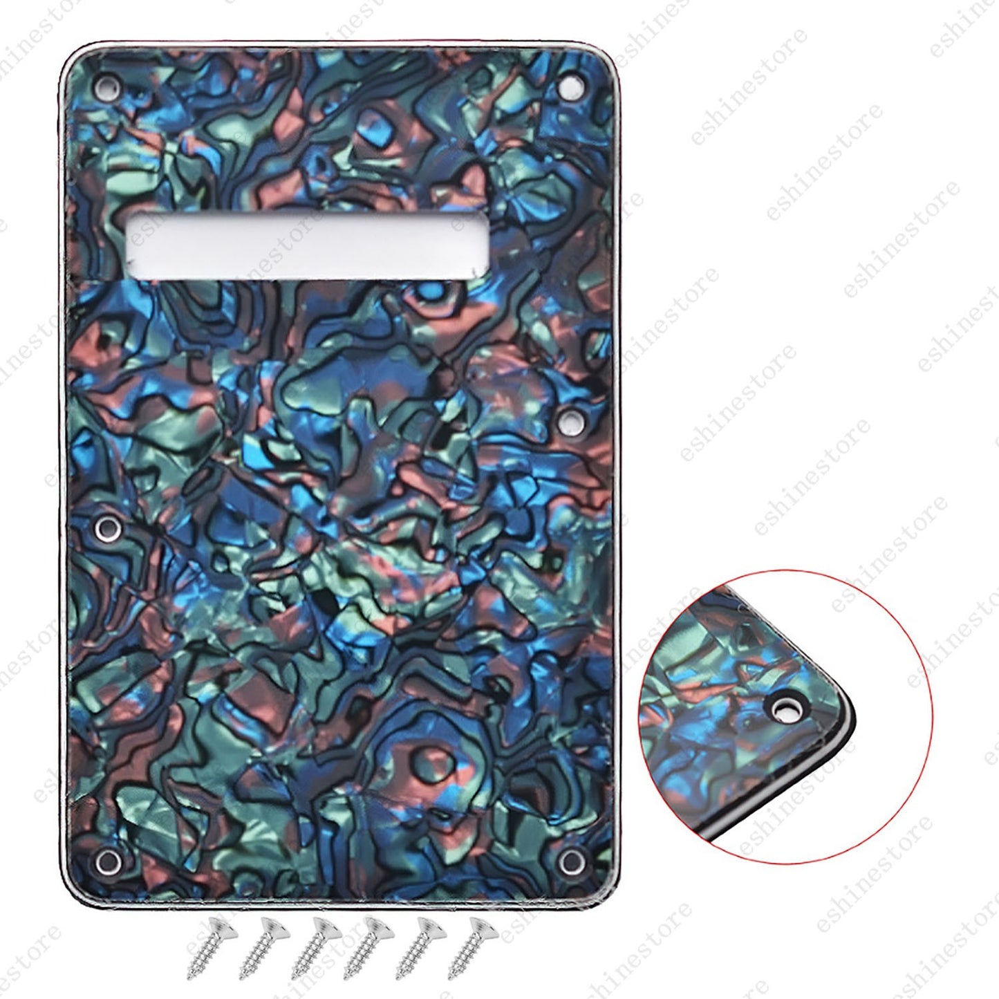 Electric Guitar Tremolo Cover Back Plate Trem Spring Cover For Strat 10Colors