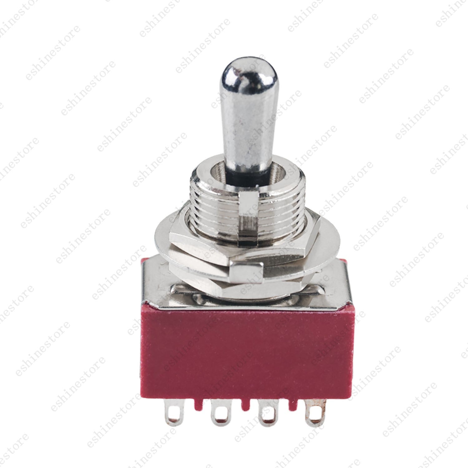 1/3/5 PCS Guitar/AMP Fat Bat Toggle Switch 4PDT 12Pin 3-Way ON OFF ON Sealed