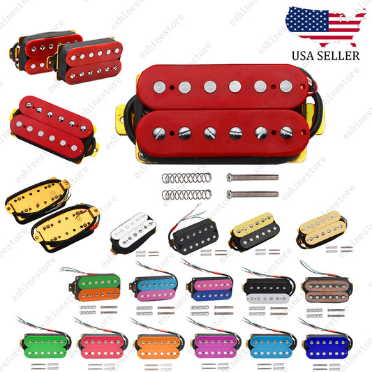 16 Colors Guitar Passive Ceramic Magnet Neck / Bridge 50mm 52mm Humbucker Pickup