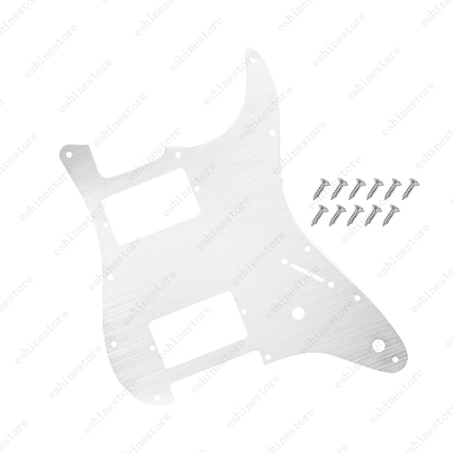 11 Hole HH Metal Guitar Pickguard Aluminum For ST Strat Electric guitar 5 color