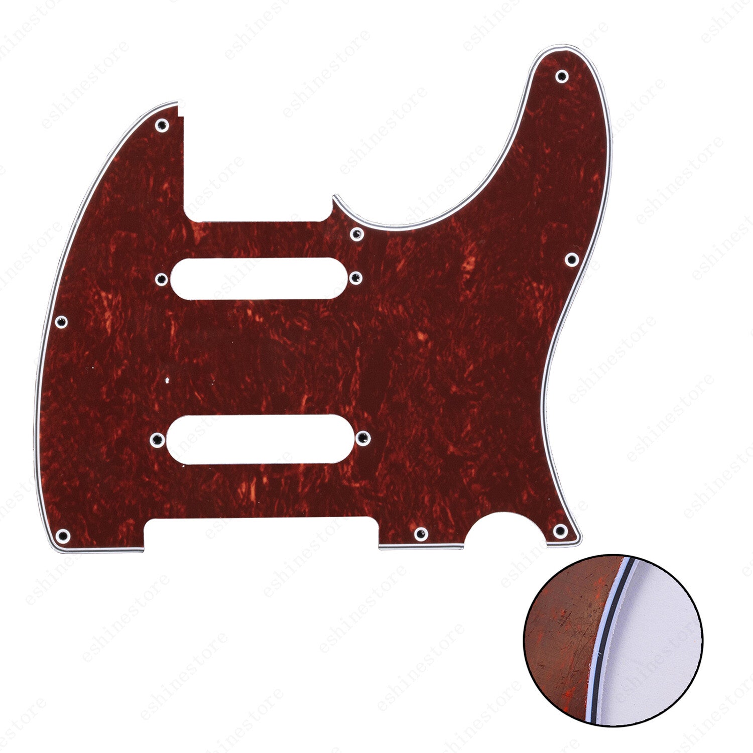 Guitar 3 Ply Pickguard Replacement For Nashville Telecaster style Multi Colors