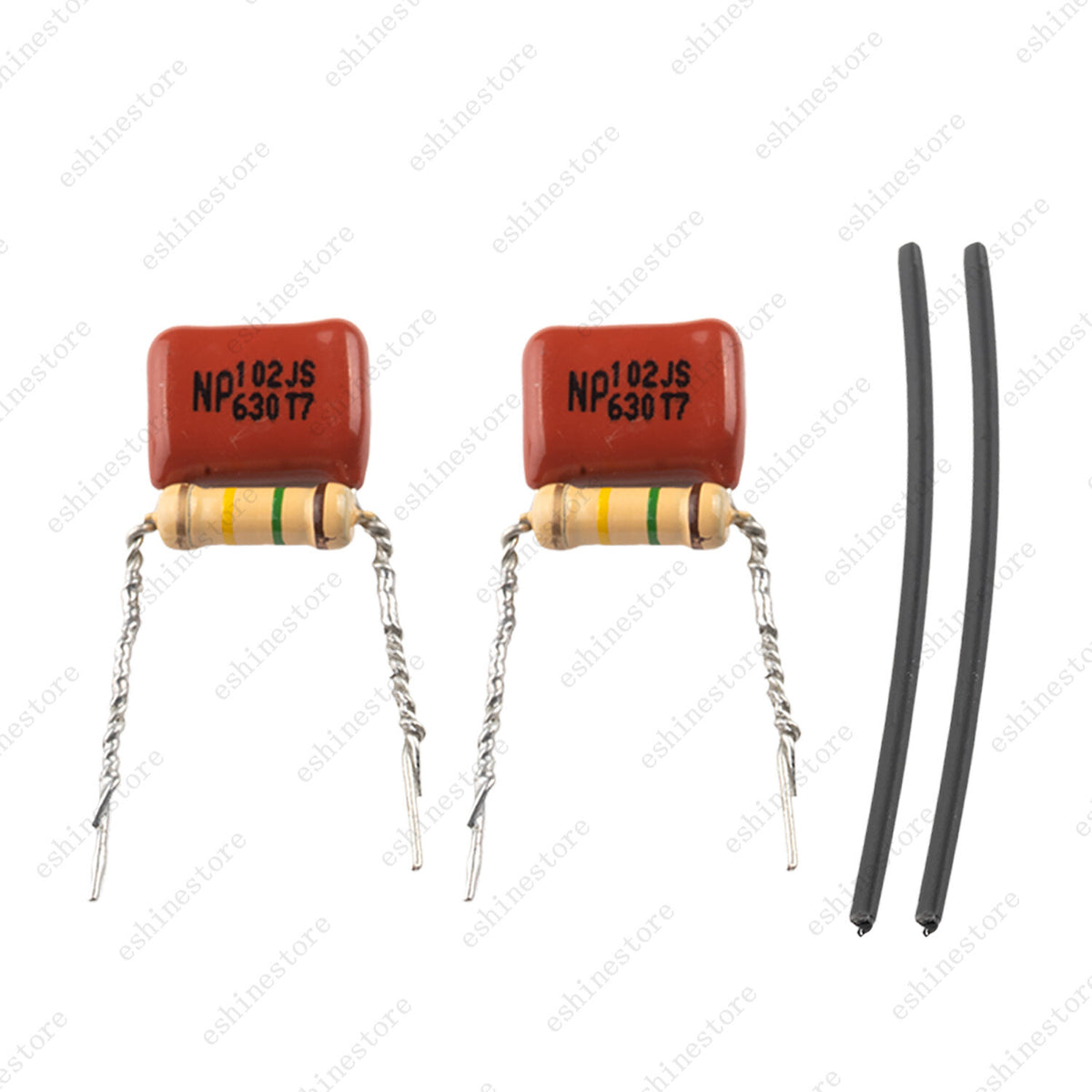 Treble Volume Bleed Circuit Kit .001uf Polypropylene Cap 150k Carbon Film 2pcs