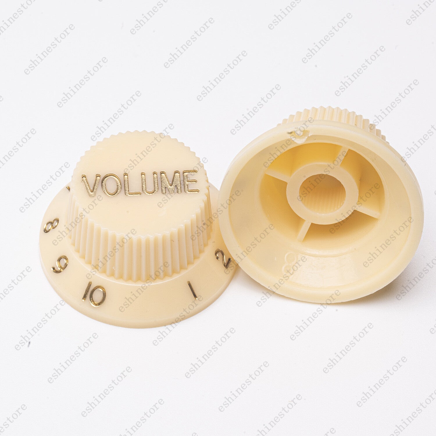3 Pcs Cream Numbers ST Electirc Guitar Knobs Volume Tone Knob For Stratocaster