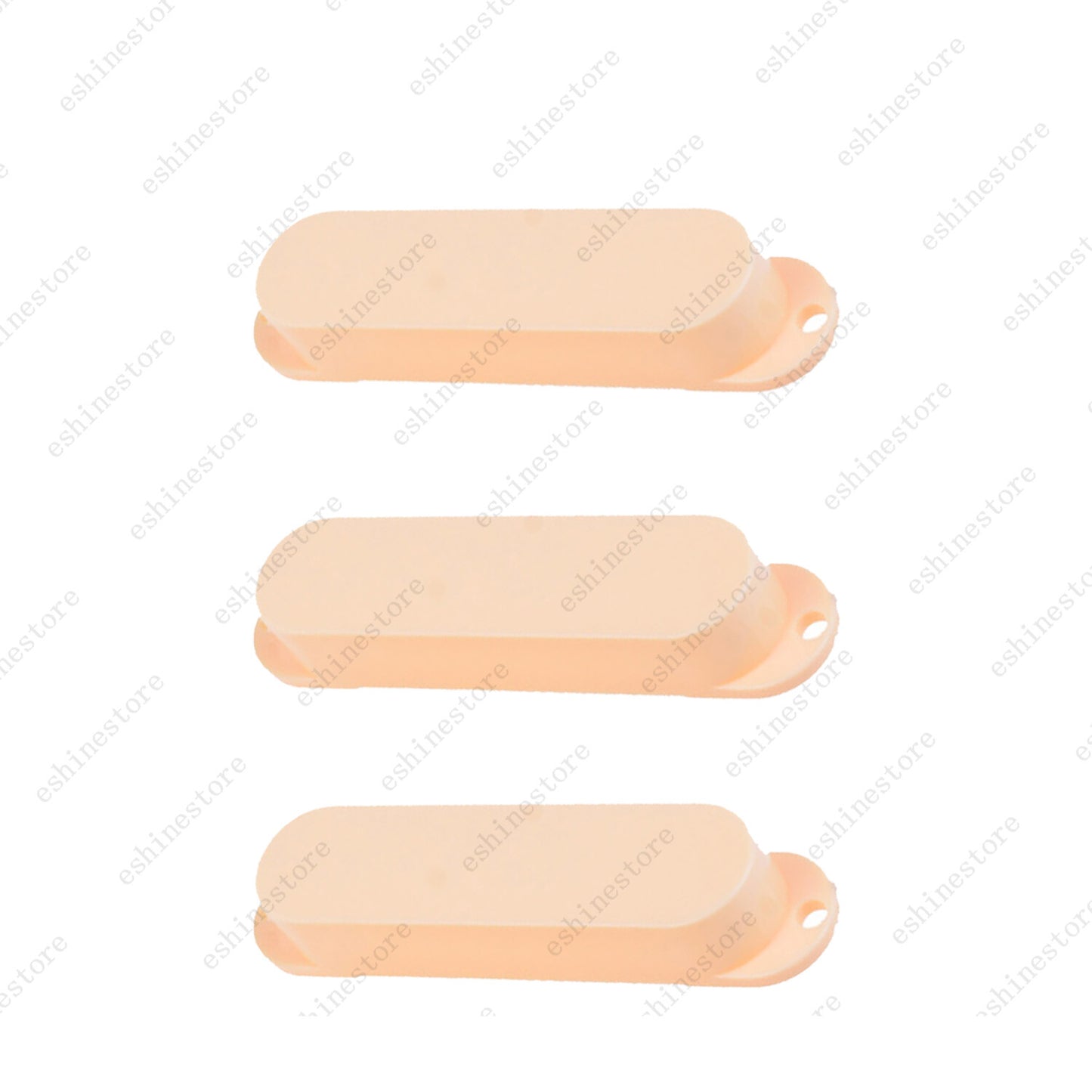 1/2/3Pcs Plastic Sealed Single Coil Pickup Cover For ST Guitar No Holes 12Color