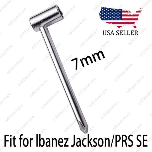7mm Metal Guitar Truss Rod Adjustment Wrench Tool Fit for lbanez Jackson/PRS SE
