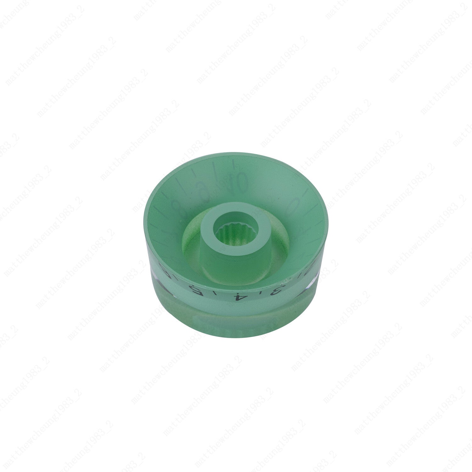 4 Pcs Green/Black Electirc Guitar Control Knobs Speed Dial Knobs for Les Paul SG