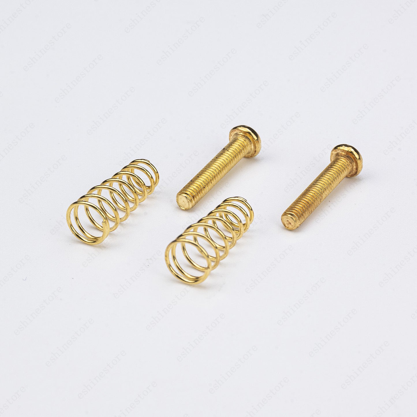 Guitar saddle adjusting screws and springs for bridge or tremolo 3mm x 18mm