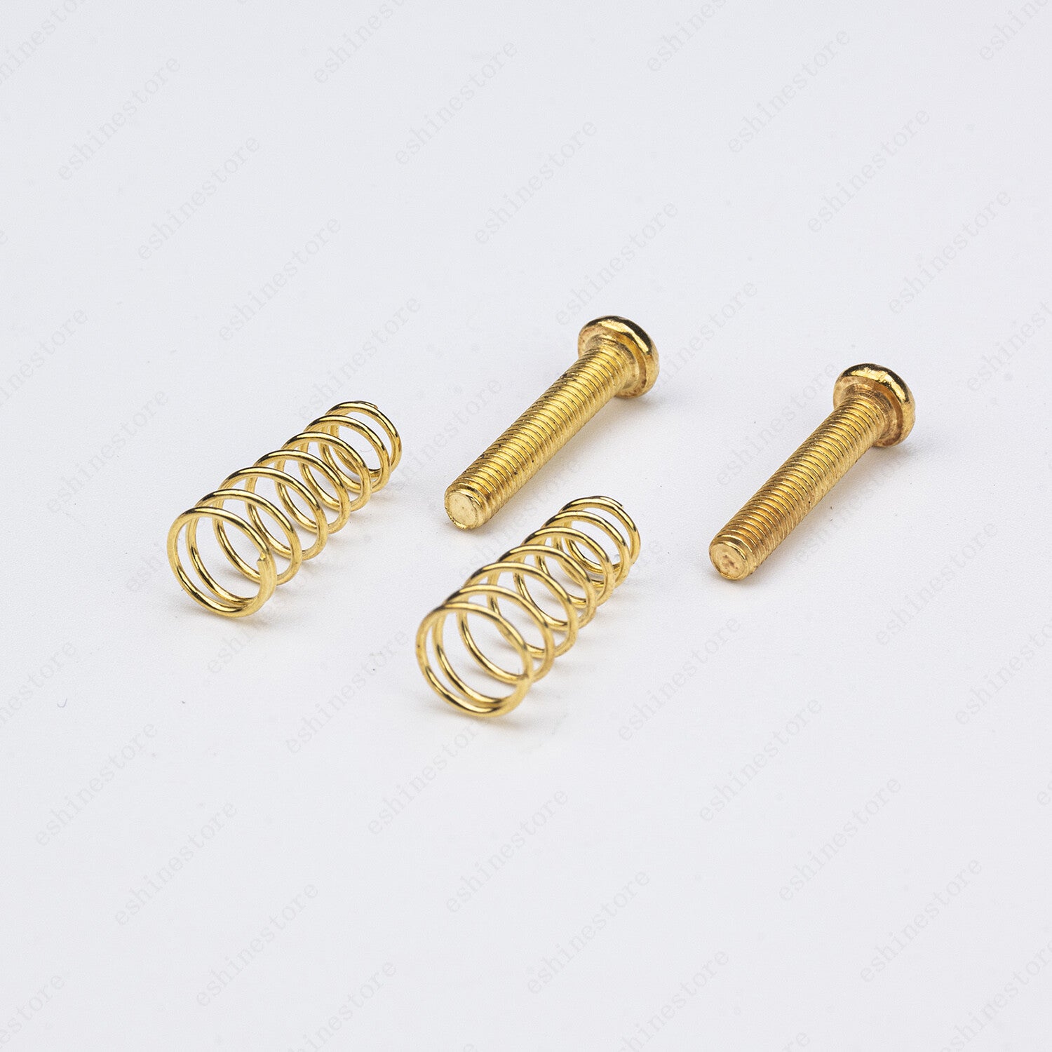 Guitar saddle adjusting screws and springs for bridge or tremolo 3mm x 18mm