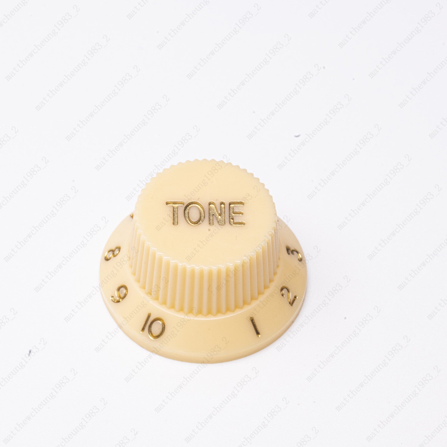 3 Pcs Cream Numbers ST Electirc Guitar Knobs Volume Tone Knob fits Stratocaster
