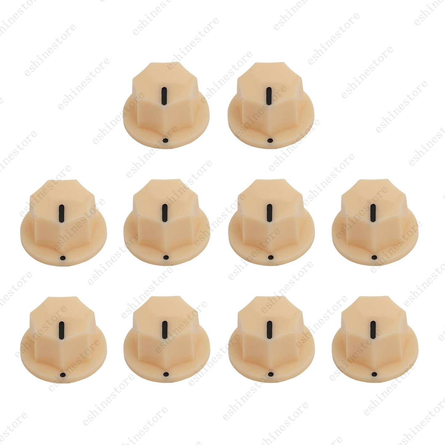 1/5/10Pcs Guitar Knobs Volume Tone Control Knobs for Jazz Bass , 2 Sizes 4 Style