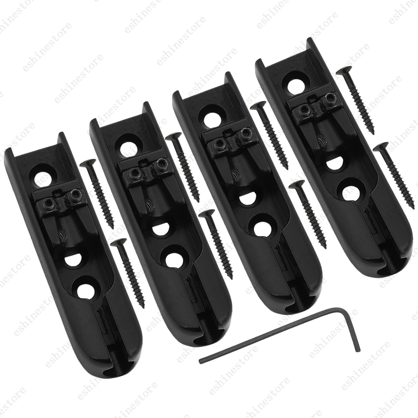 Electric Bass Individual Tailpiece Single String Bass Bridge w/ Wrench- 4 Colors