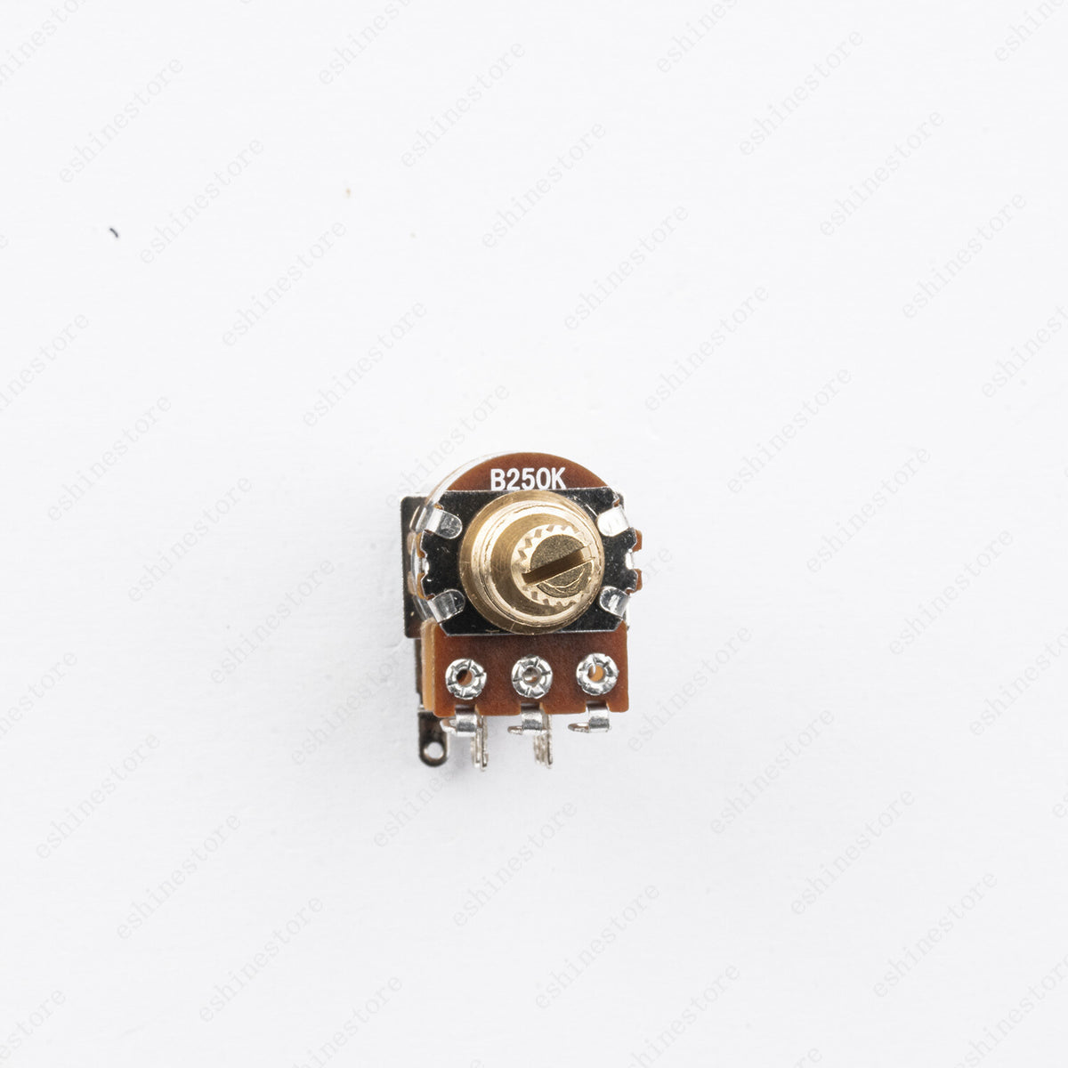 Full Brass Short Shaft Pot Push-Push Switch A250K/B250K/A500K/B500K 2 PCS