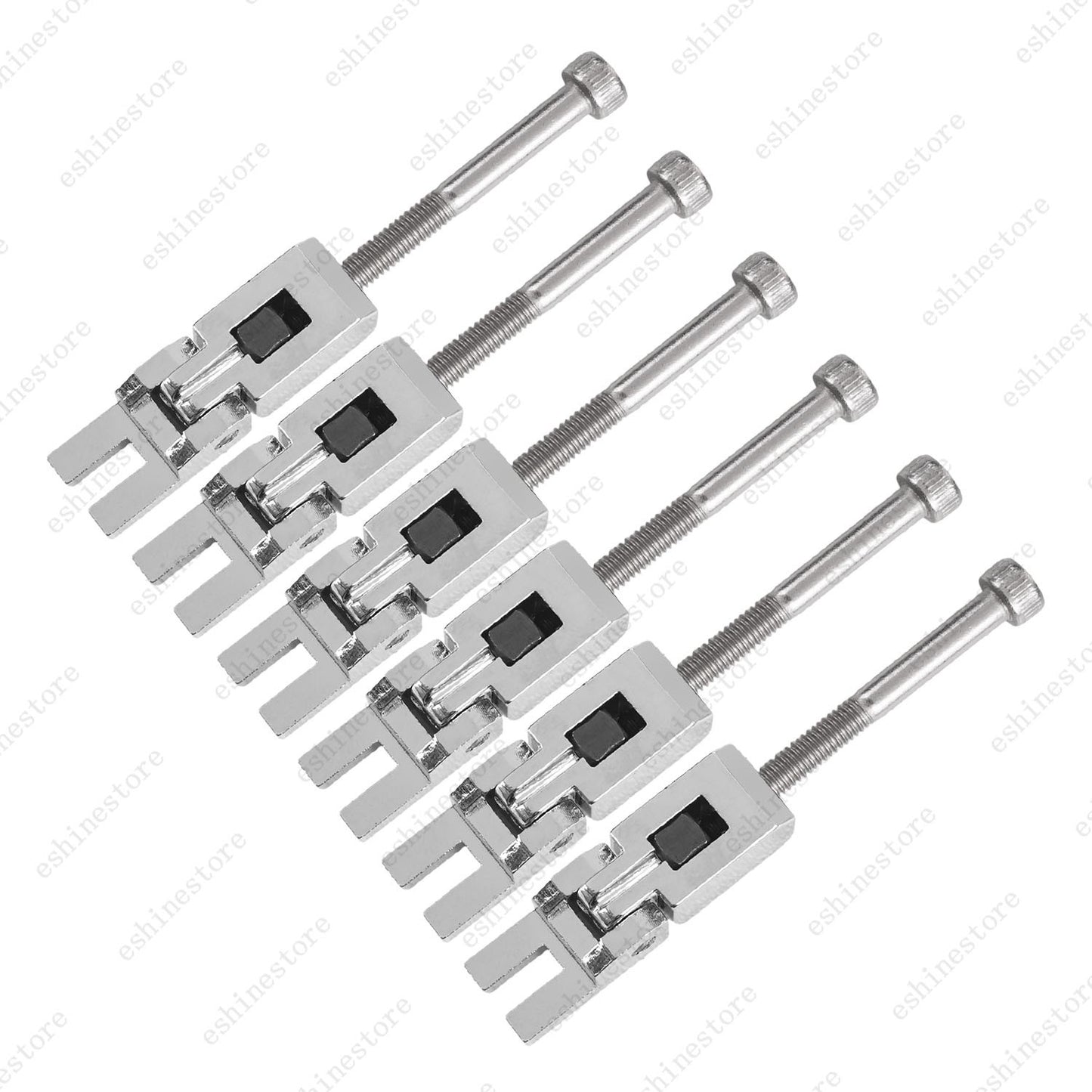 6PCS Double Locking Tremolo Saddles for Floyd Rose with Stainless Steel Screws