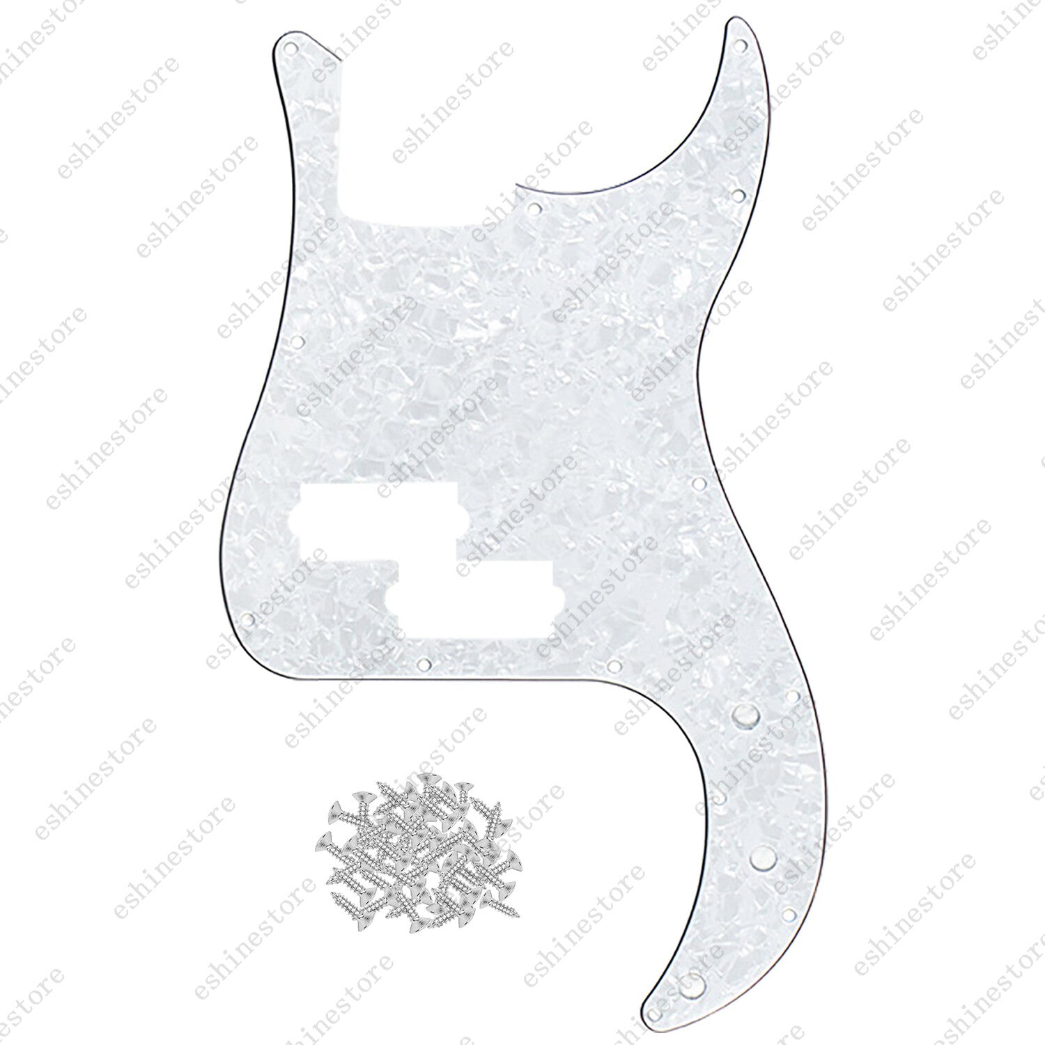 PB P Bass Pickguard 13 Hole Pick Guard Scratch Plate For 4-String Precision Bass